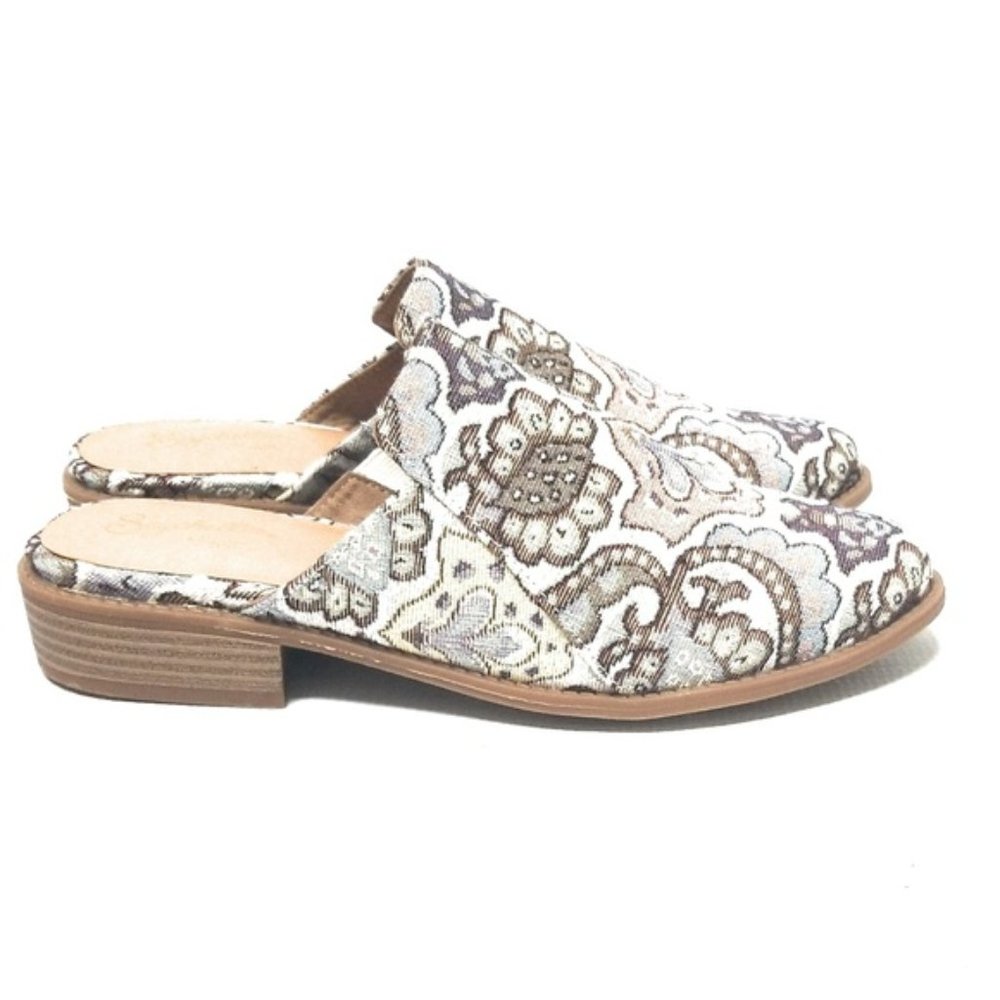 SEYCHELLES Anthropologie Slip On Mules Size 7‎